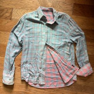 Faherty Reversible Shirt Medium